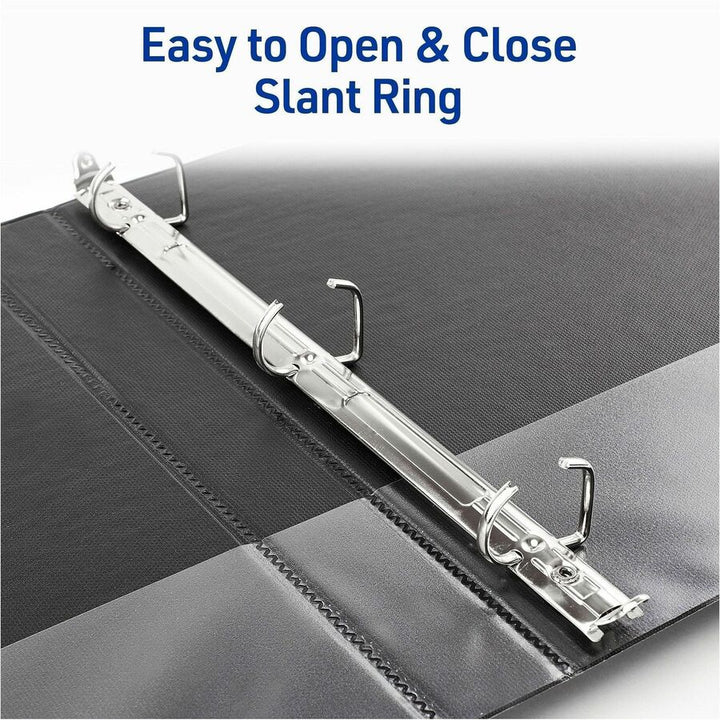 Image of Avery® Durable View Binder With Durahinge And Slant Rings, 3 Rings, 1" Capacity, 11 X 8.5, Purple