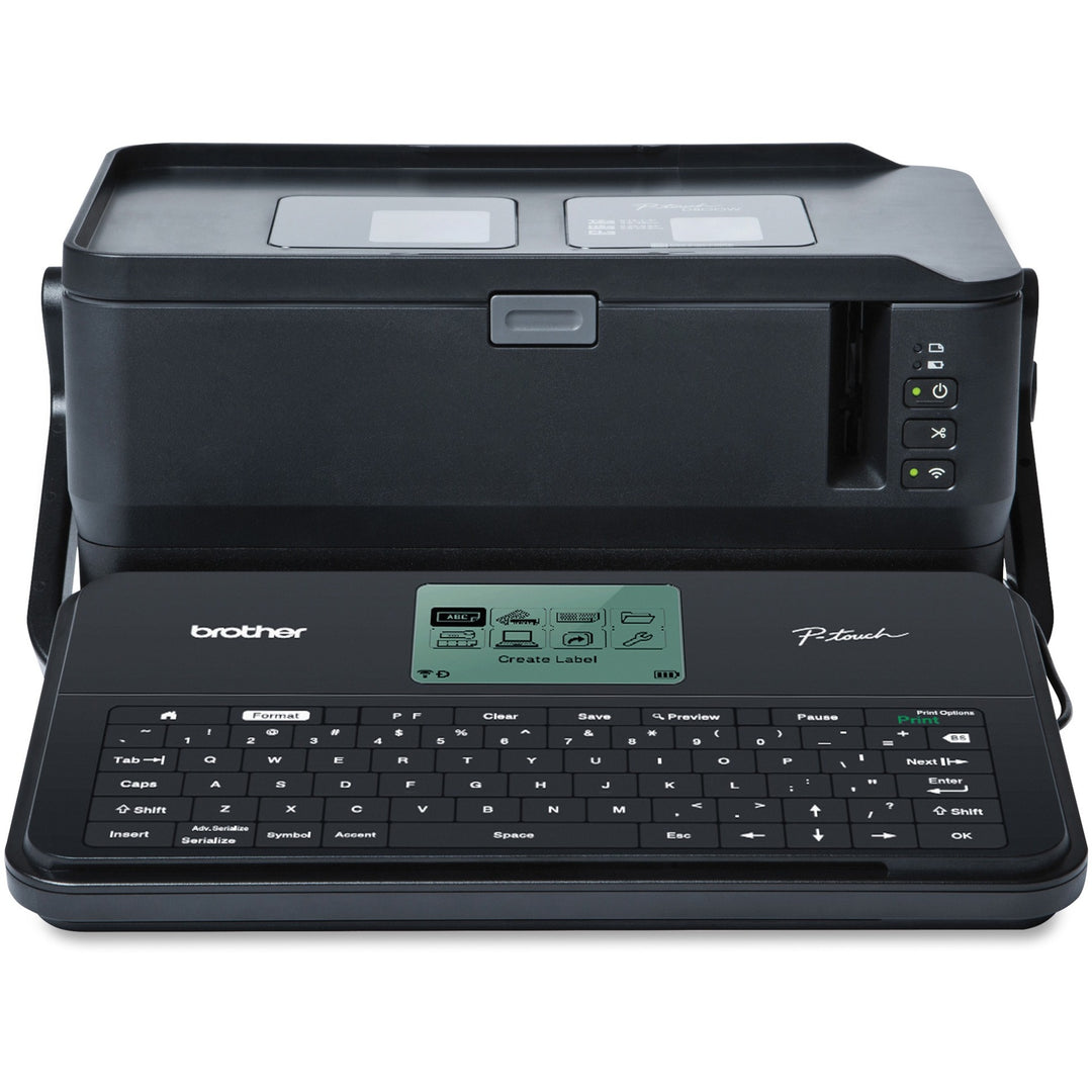 Image of Brother LabelMaker, P-Touch, 12-1/5"x7-1/2"x6-1/10", BK