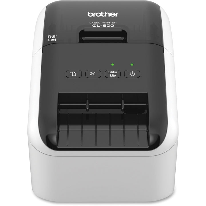 Image of Brother QL series QL800, Direct Thermal Printer, Mono, USB, USB, 1.6 lps Mono, 300 x 600 dpi, 2.44" Width, For PC, Mac, 1 Each