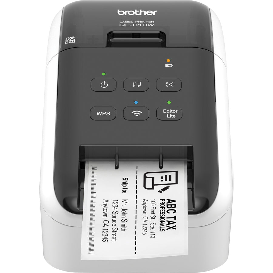 Image of Brother QL series QL810W, Direct Thermal Printer, Mono, Wireless LAN/USB