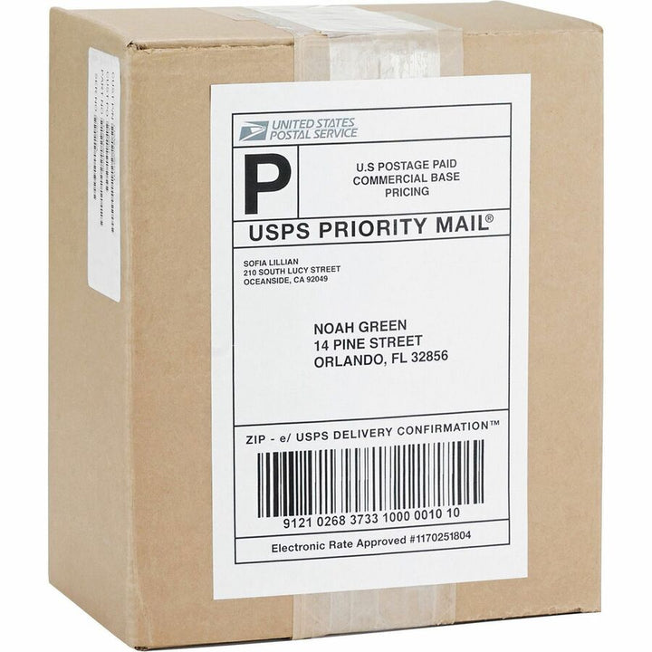 Image of Business Source Mailing Labels,Internet Shipping,5-1/2"x8-1/2",500/BX,WE