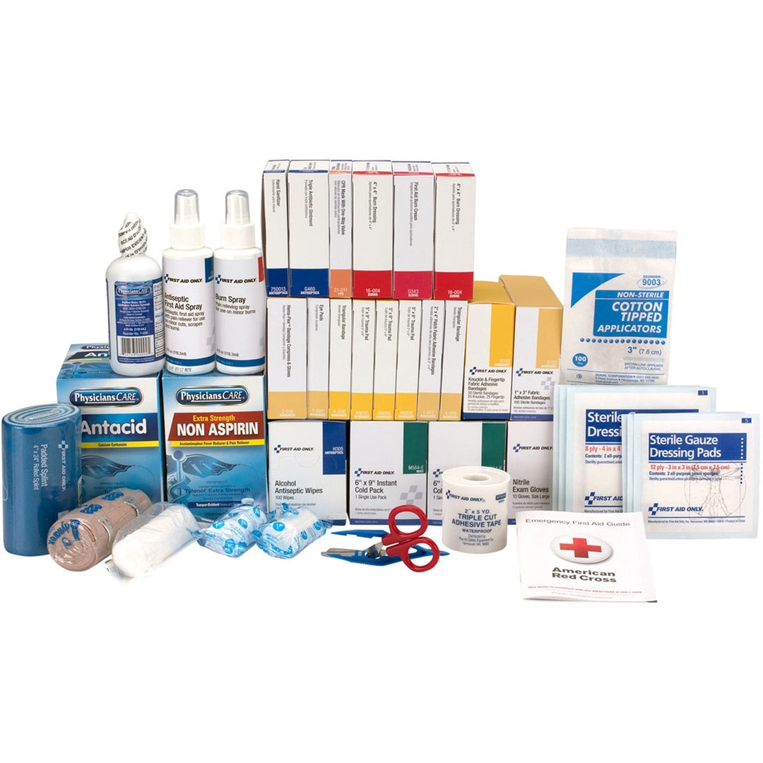 Image of First Aid Only 90623 3-Shelf First Aid Refill with Medications, ANSI Compliant, 675 x Piece(s), 1 Each