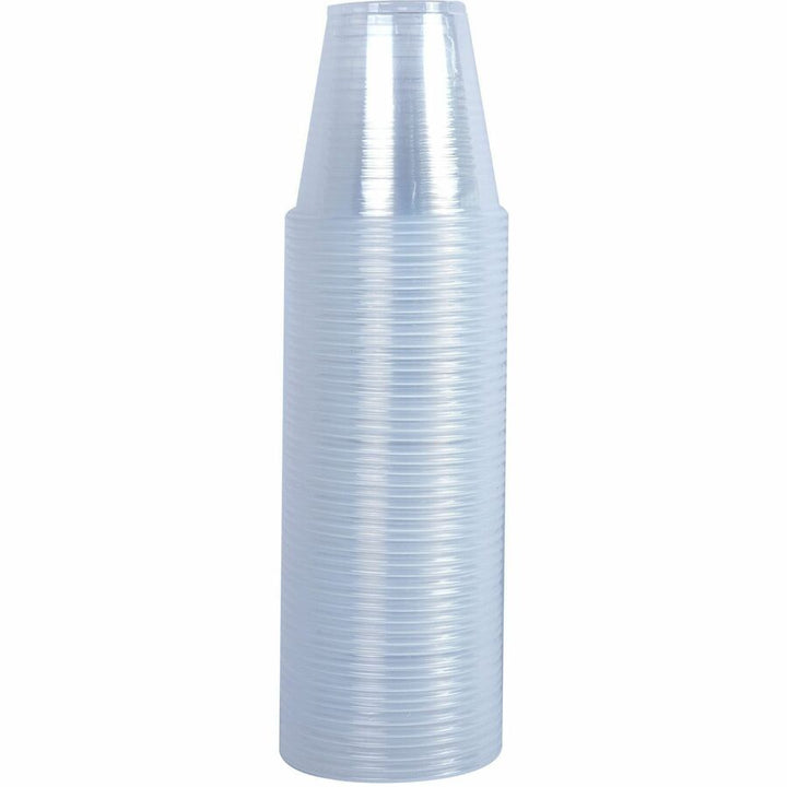 Image of Genuine Joe 10500 5 oz Transparent Beverage Cups, 5 fl oz, Clear, Plastic, Beverage, 100/Bag, 25 / Carton
