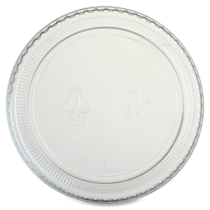 Image of Genuine Joe 19063 Portion Cup Lid, Transparent, Clear, 50/Bag, 50 / Carton