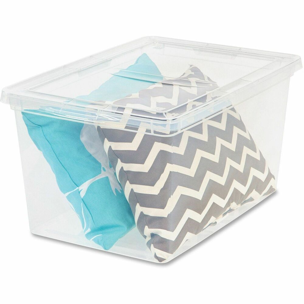 Image of Iris Deep Modular Snap-Tight Lid, 68Qt, 6/CT, Clear