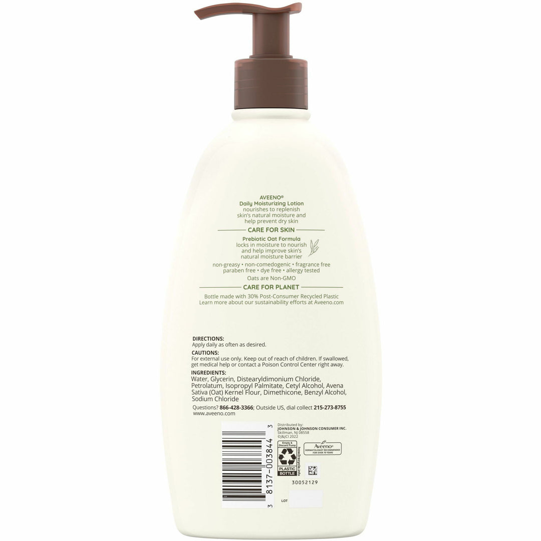 Image of Johnson & Johnson® Aveeno Daily Moisturizing Lotion, 18oz., Tan