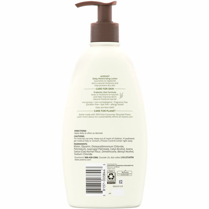 Image of Johnson & Johnson® Aveeno Daily Moisturizing Lotion, 18oz., Tan