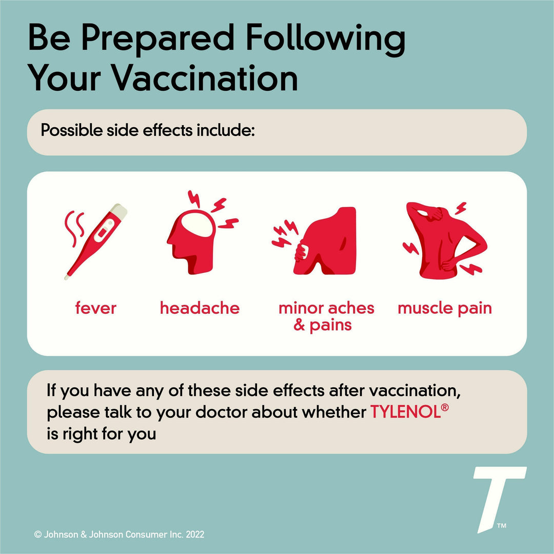 Image of Tylenol 044909 Extra Strength Caplets, For Fever, Headache, Muscular Pain, Arthritis, Toothache, Backache, 100 / Bottle