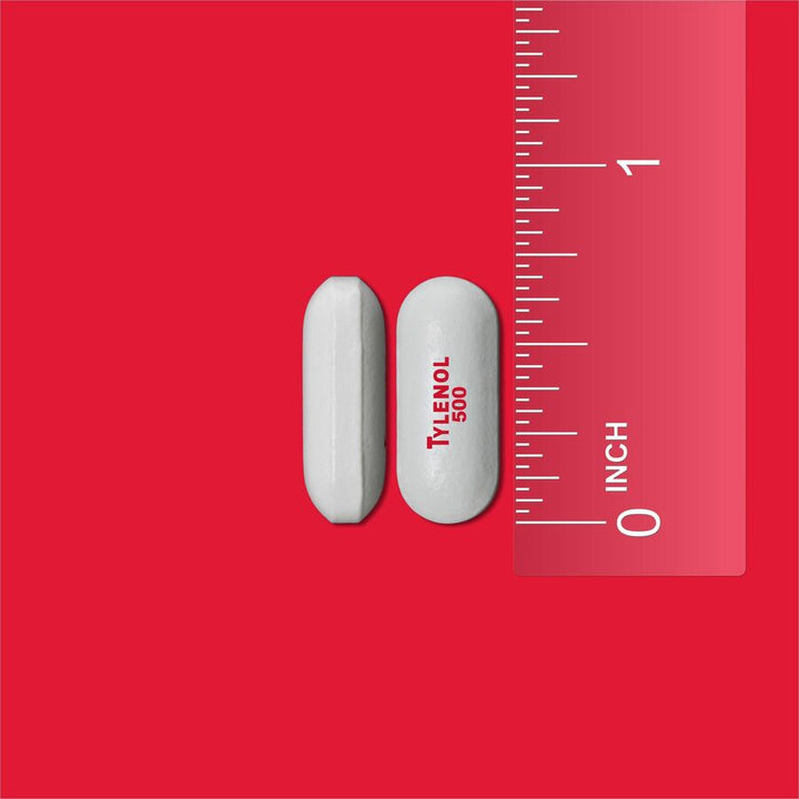 Image of Tylenol 044909 Extra Strength Caplets, For Fever, Headache, Muscular Pain, Arthritis, Toothache, Backache, 100 / Bottle