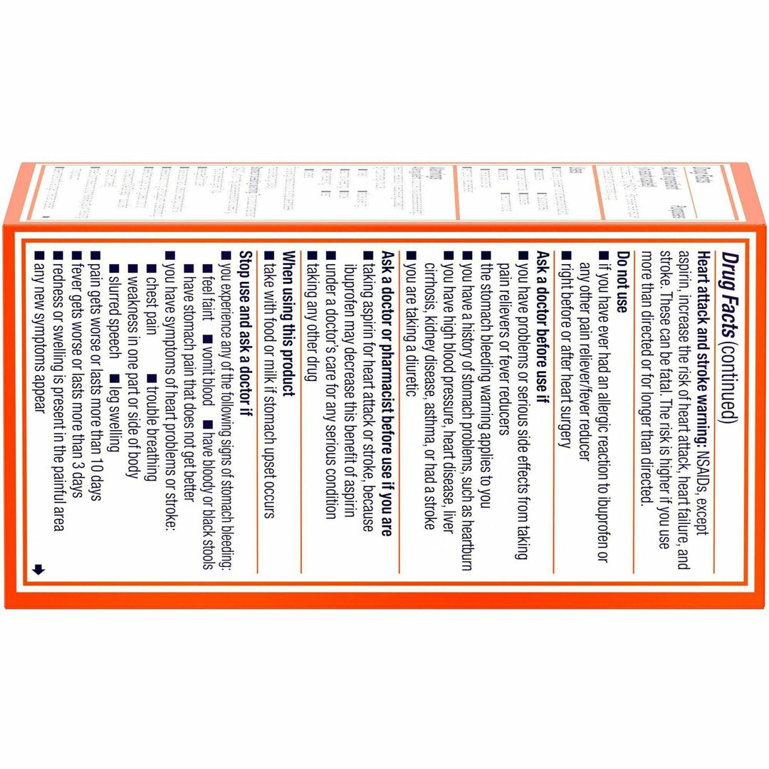 Image of Johnson & Johnson® Motrin Ibuprofen Caplets, 200mg, 100/BX, Red