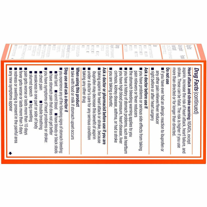 Image of Johnson & Johnson® Motrin Ibuprofen Caplets, 200mg, 100/BX, Red
