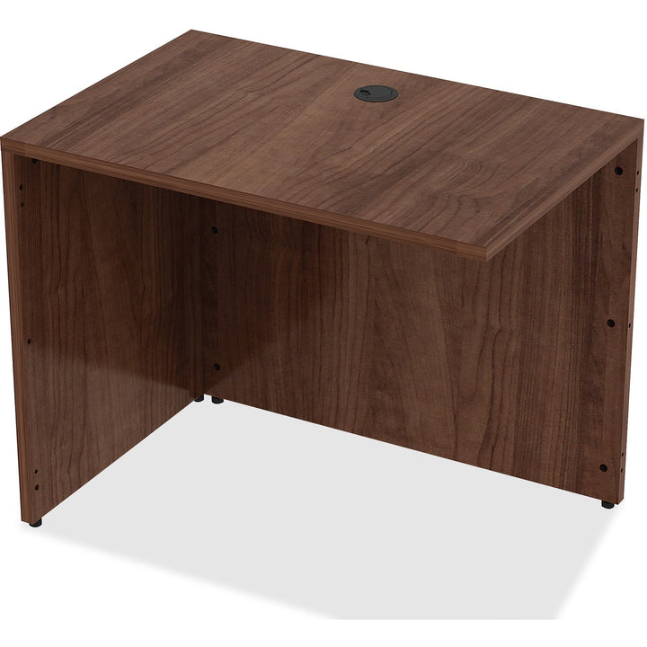 Image of Lorell Return, Rectangular, 35"x24"x29-1/2", Walnut