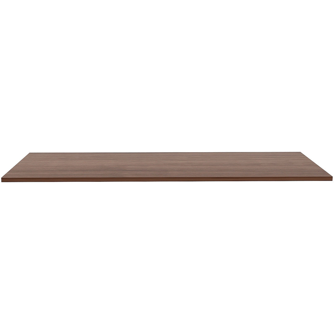 Image of Lorell Tabletop, Height-Adjustable, 30"x72"x1", Walnut