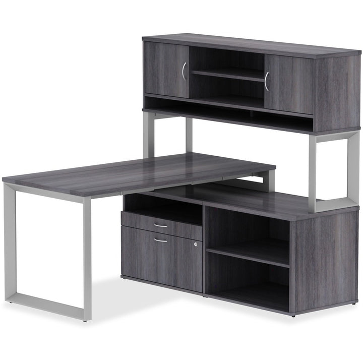 Image of Lorell Height Adj Tabletop, 30"x72", Espresso