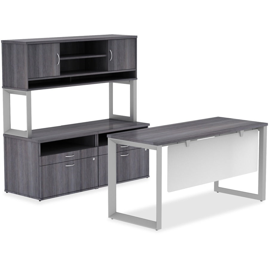 Image of Lorell Height Adj Tabletop, 30"x72", Espresso