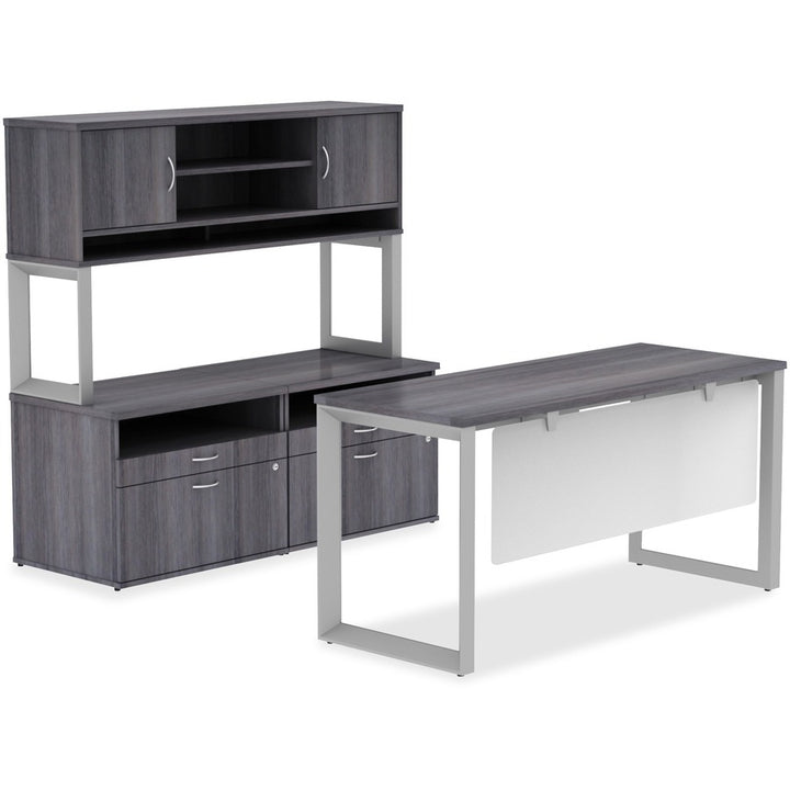 Image of Lorell Height Adj Tabletop, 30"x72", Espresso