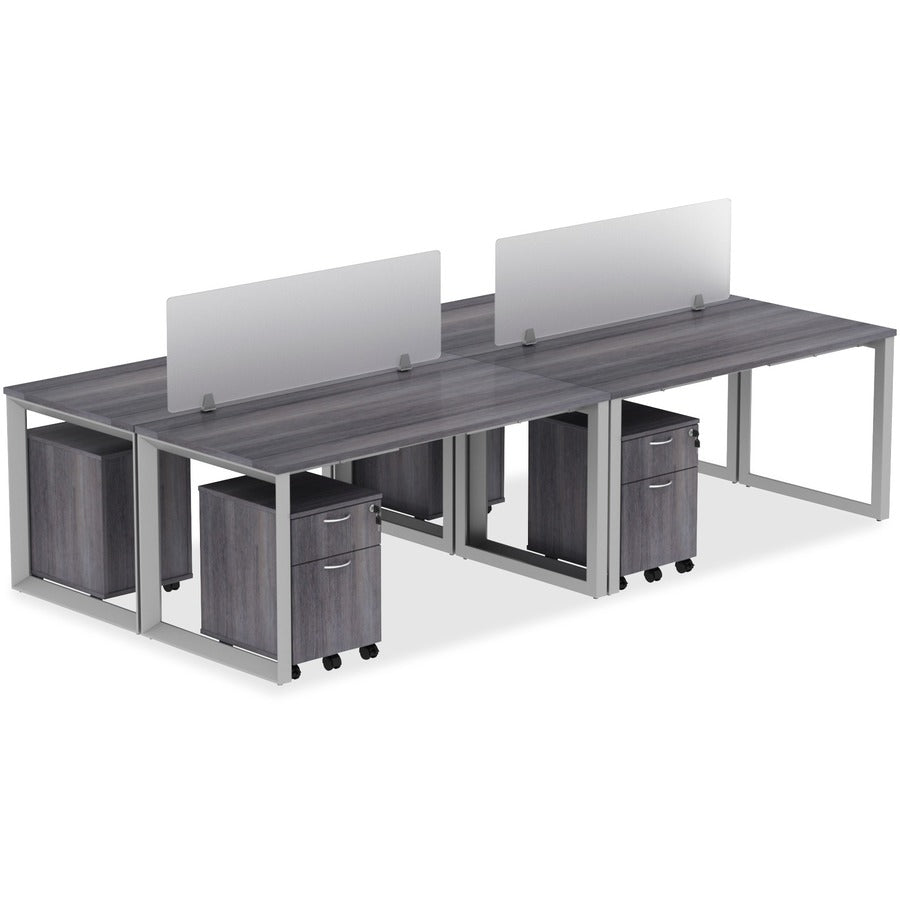Image of Lorell Height Adj Tabletop, 30"x72", Espresso