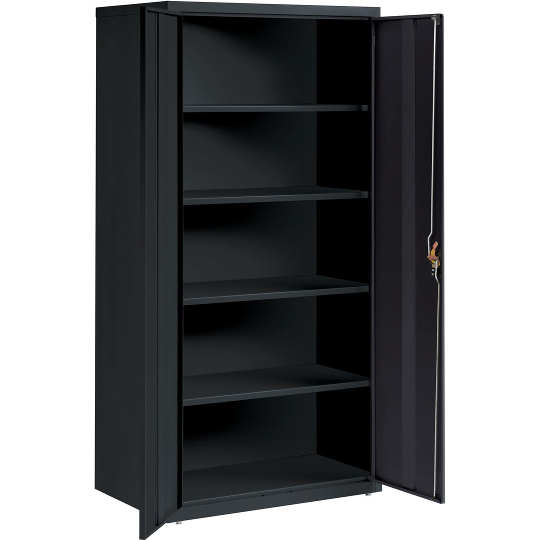 Image of Lorell Storage Cabinet, 24"x36"x72", Black
