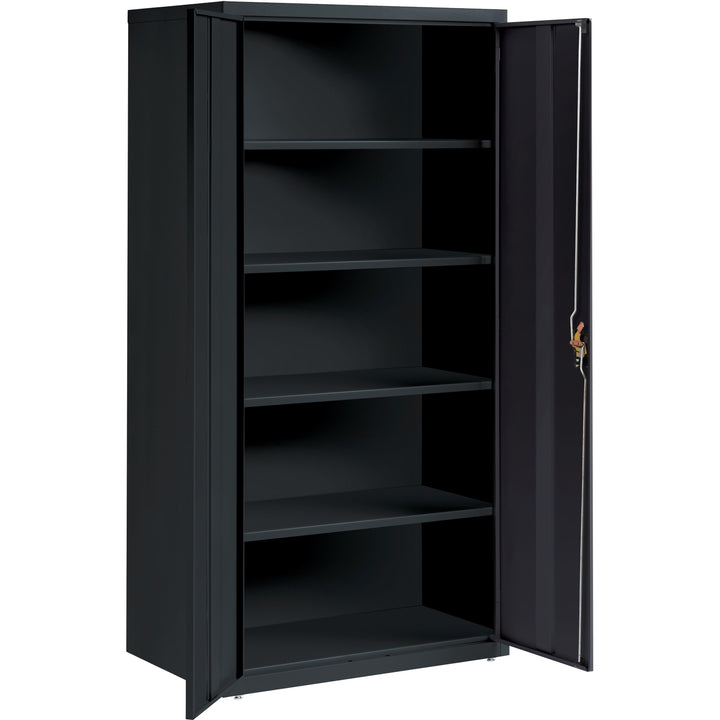 Image of Lorell Storage Cabinet, 24"x36"x72", Black