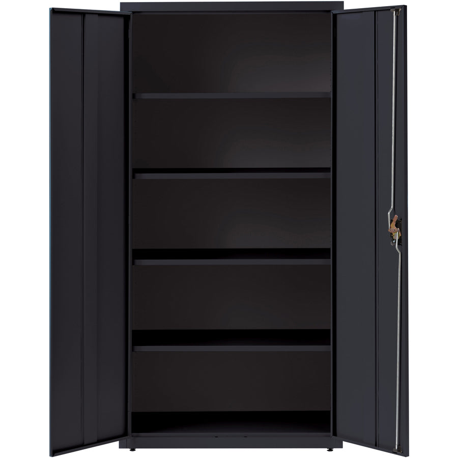 Image of Lorell Storage Cabinet, 24"x36"x72", Black