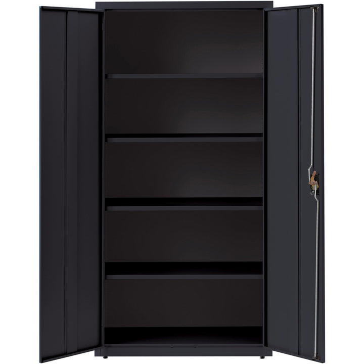 Image of Lorell Storage Cabinet, 24"x36"x72", Black