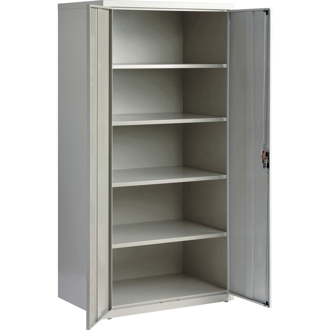 Image of Lorell Storage Cabinet, 24"x36"x72', Light Gray