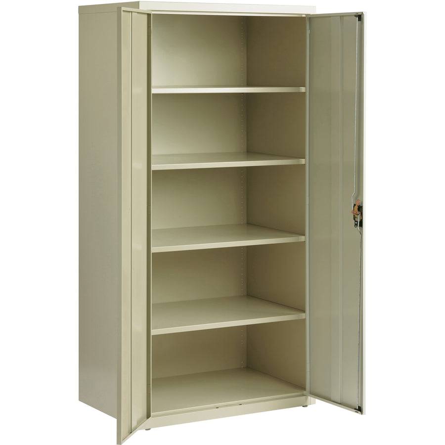 Image of Lorell Storage Cabinet, 24"x36"x72", Putty