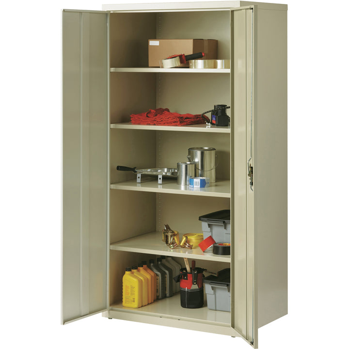 Image of Lorell Storage Cabinet, 24"x36"x72", Putty
