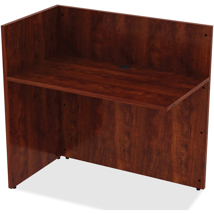 Image of Lorell Reception Return, 42"x24"x41-1/2", Cherry