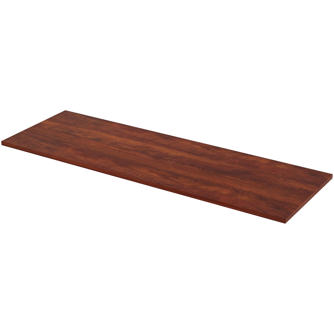 Image of Lorell Height Adj Tabletop, 72"x24"x1", Cherry