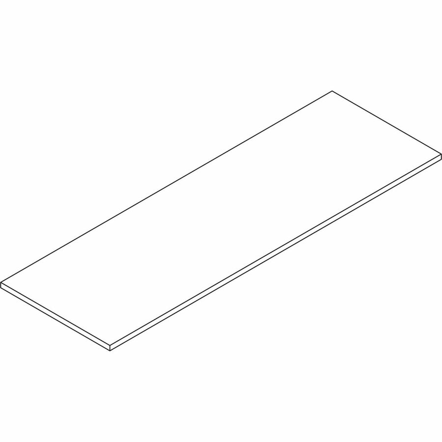 Image of Lorell Height Adj Tabletop, 72"x24"x1", Cherry