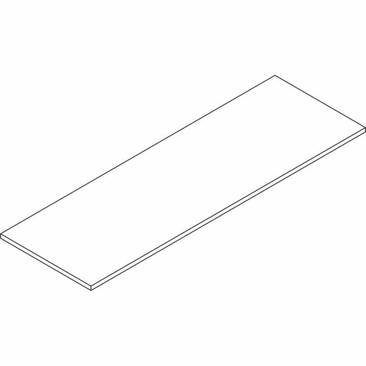 Image of Lorell Height Adj Tabletop, 72"x24"x1", Cherry