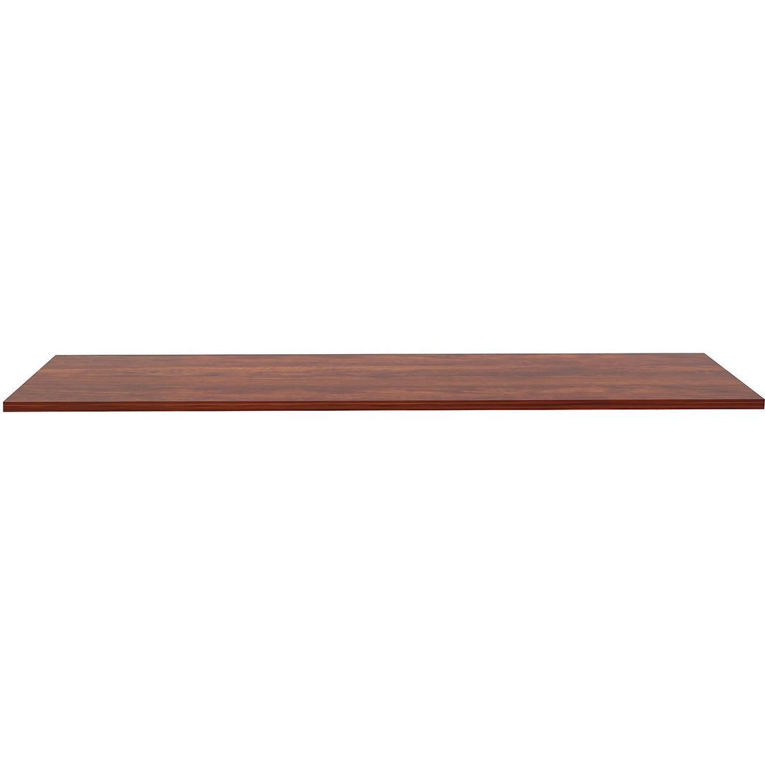 Image of Lorell Height Adj Tabletop, 72"x24"x1", Cherry