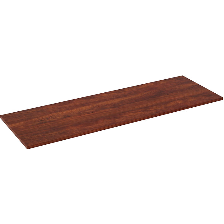 Image of Lorell Height Adj Tabletop, 72"x24"x1", Cherry