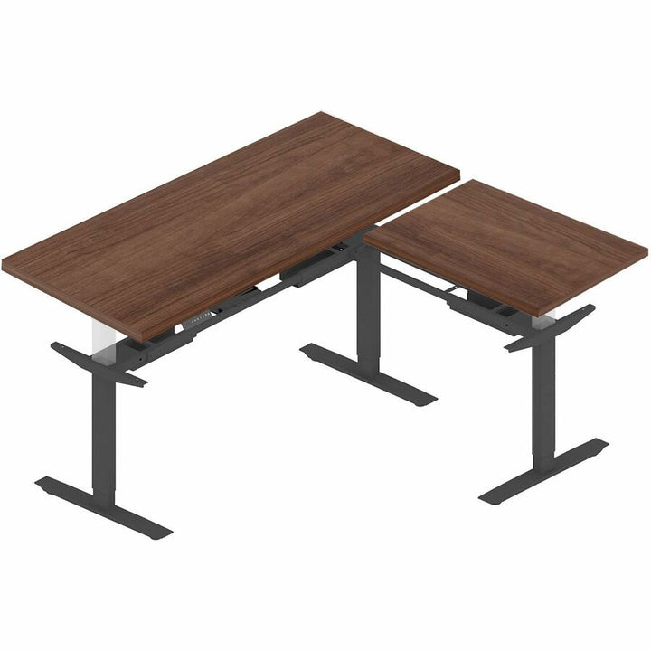 Image of Lorell Tabletop, Height-Adjustable, 24"x72"x1", Walnut