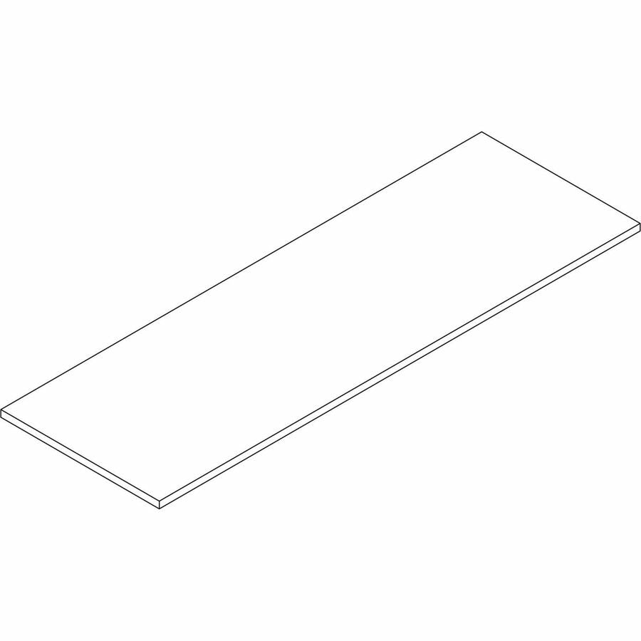 Image of Lorell Height Adj Tabletop, 60"x24", Cherry