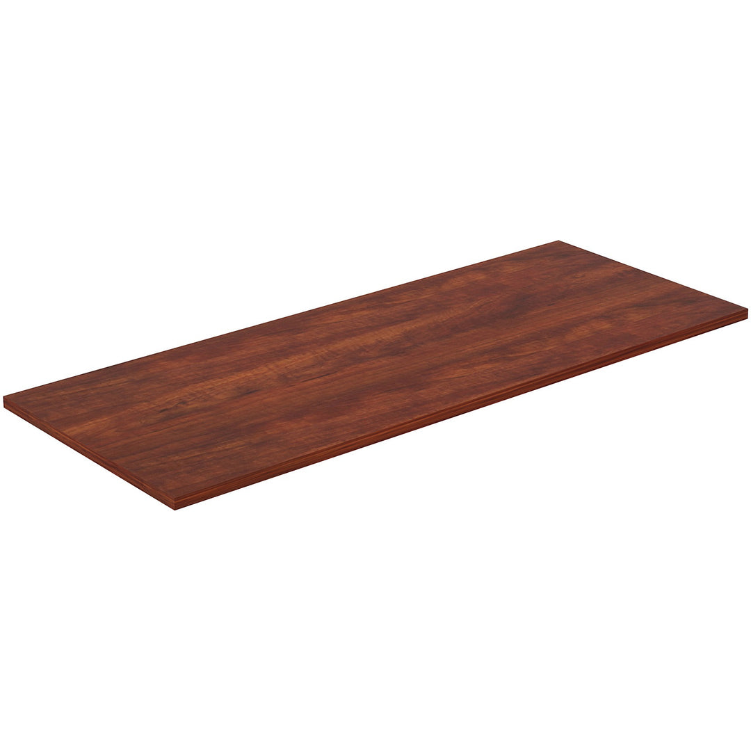 Image of Lorell Height Adj Tabletop, 60"x24", Cherry