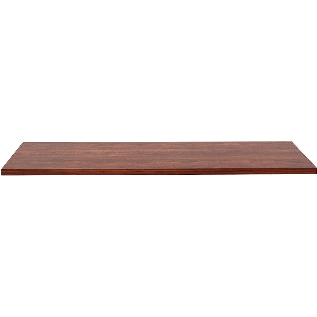 Image of Lorell Height Adj Tabletop, 48"x24", Cherry