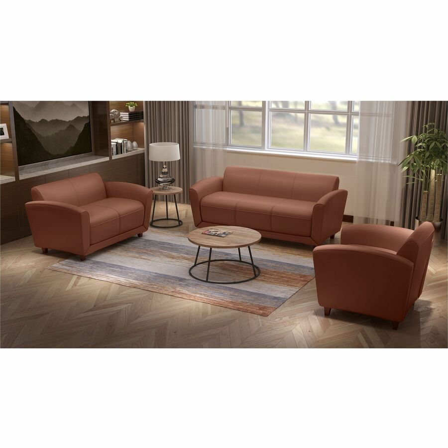 Image of Lorell Reception Sofa, 34-1/2"x75"x31-1/4", Tan