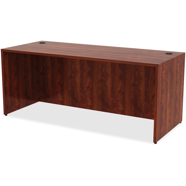 Image of Lorell Lam Desk, 72"x30"x29-1/2", Cherry
