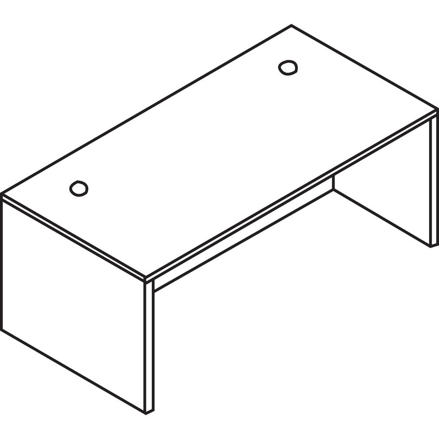Image of Lorell 69535 Essentials Series Rectangular Desk Shell