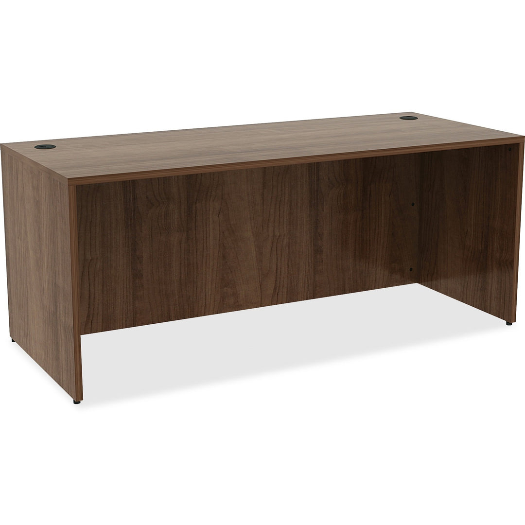 Image of Lorell Laminated Desk, 72"x30"x29-1/2", Walnut