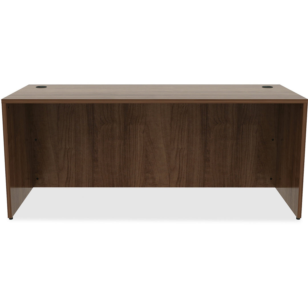 Image of Lorell Laminated Desk, 72"x30"x29-1/2", Walnut