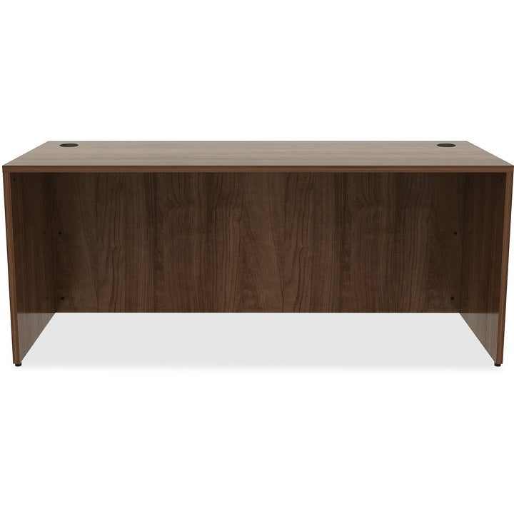 Image of Lorell Laminated Desk, 72"x30"x29-1/2", Walnut