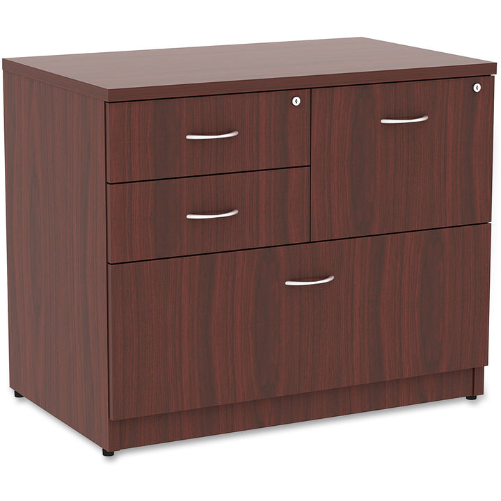 Image of Lorell Lateral File, 3B/F, 35-1/2"x22'x29-1/2", Mahogany