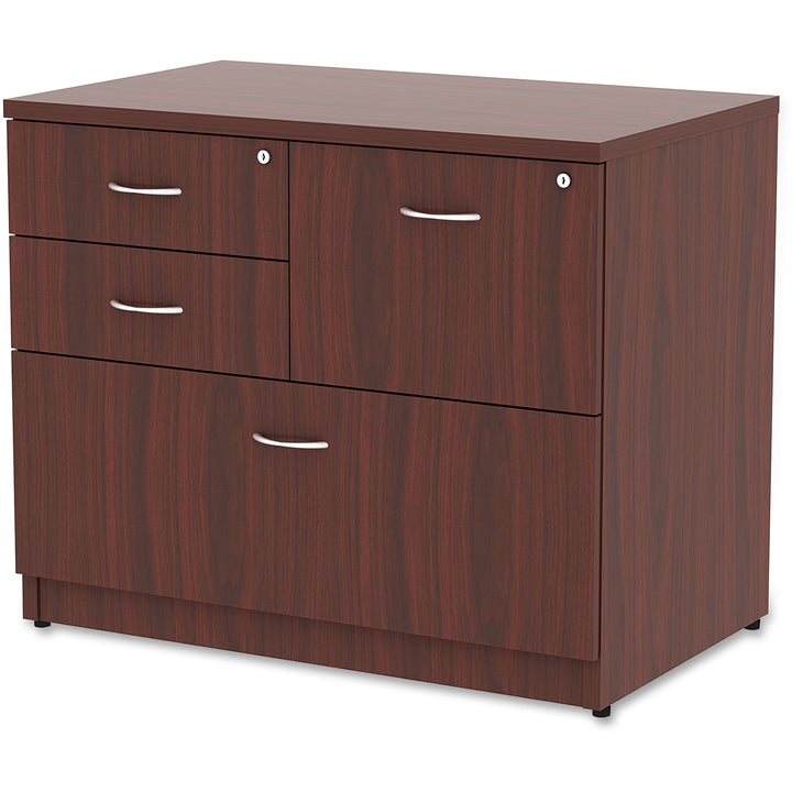 Image of Lorell Lateral File, 3B/F, 35-1/2"x22'x29-1/2", Mahogany