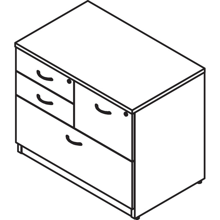 Image of Lorell 69542 Essentials Series Box/Box/File Lateral File