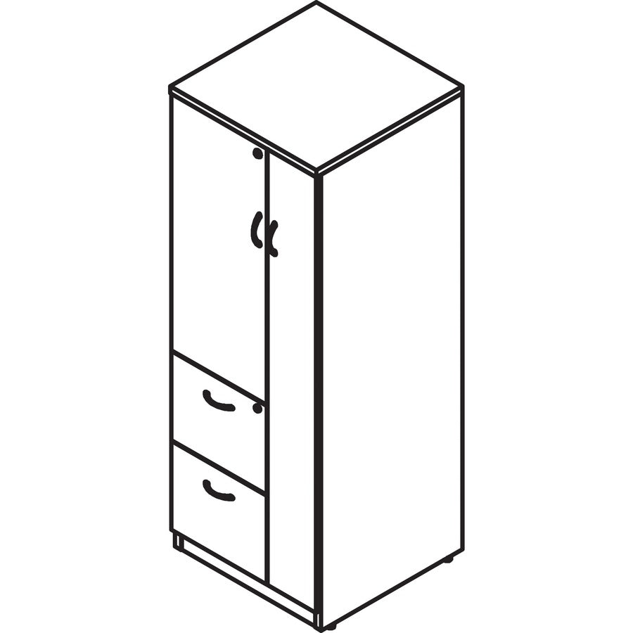 Image of Lorell Storage Cabinet,Tall Compartment,23-5/8"x23-5/8"x65-5/8",MY
