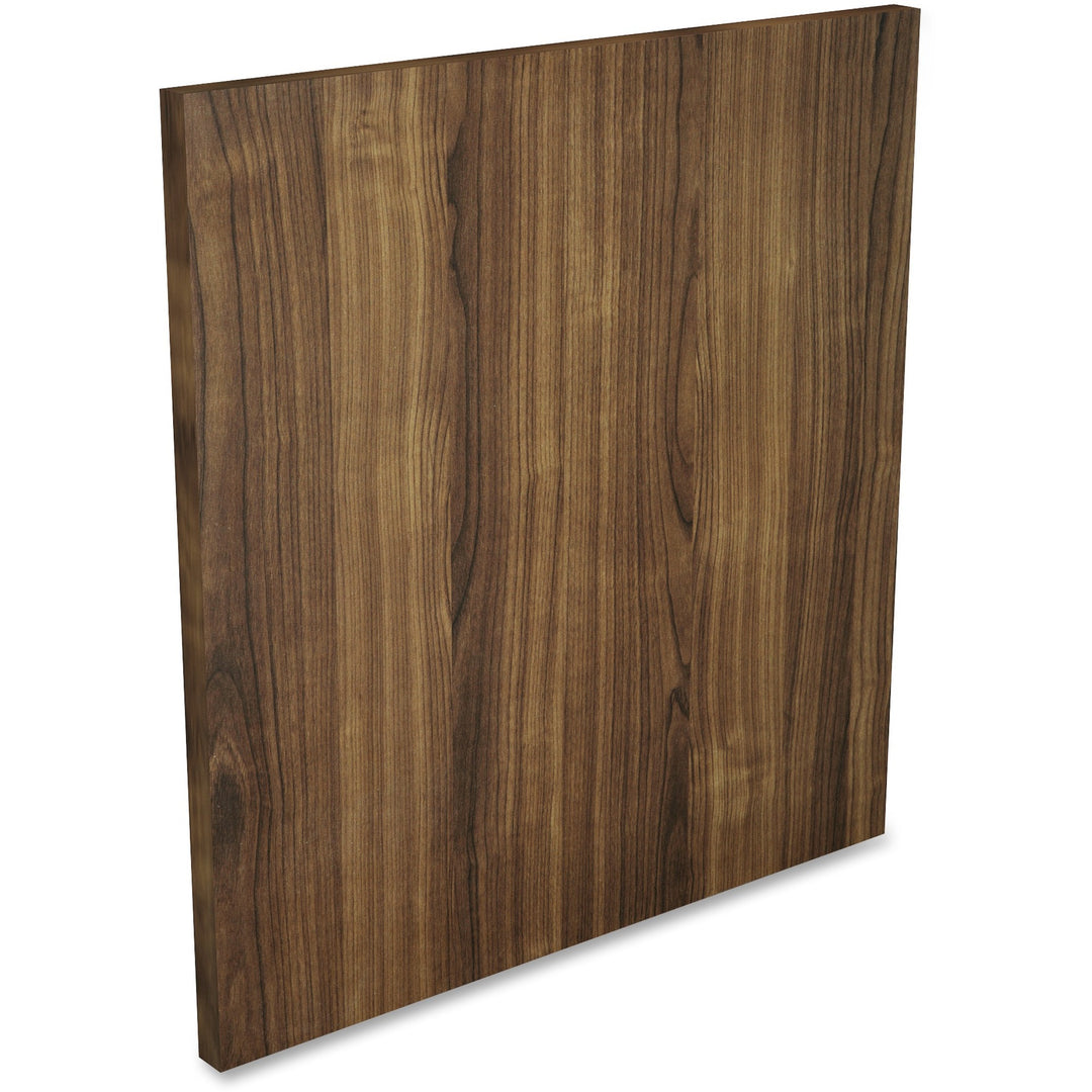 Image of Lorell 69956 Essentials/Revelance Series Wall-Mount Hutch Door Kit, 708.66 mil Thickness, Wood, Polyvinyl Chloride (PVC), Walnut, 1 Each