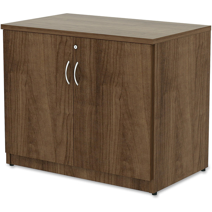 Image of Lorell Storage Cabinet, 2 Doors, 36"x22-1/2"x29-1/2", Walnut
